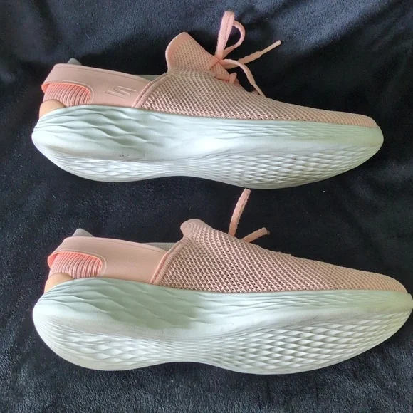 Skechers YOU Spirit Memory foam Slip on/lace up sz 9.5 - Picture 4 of 7